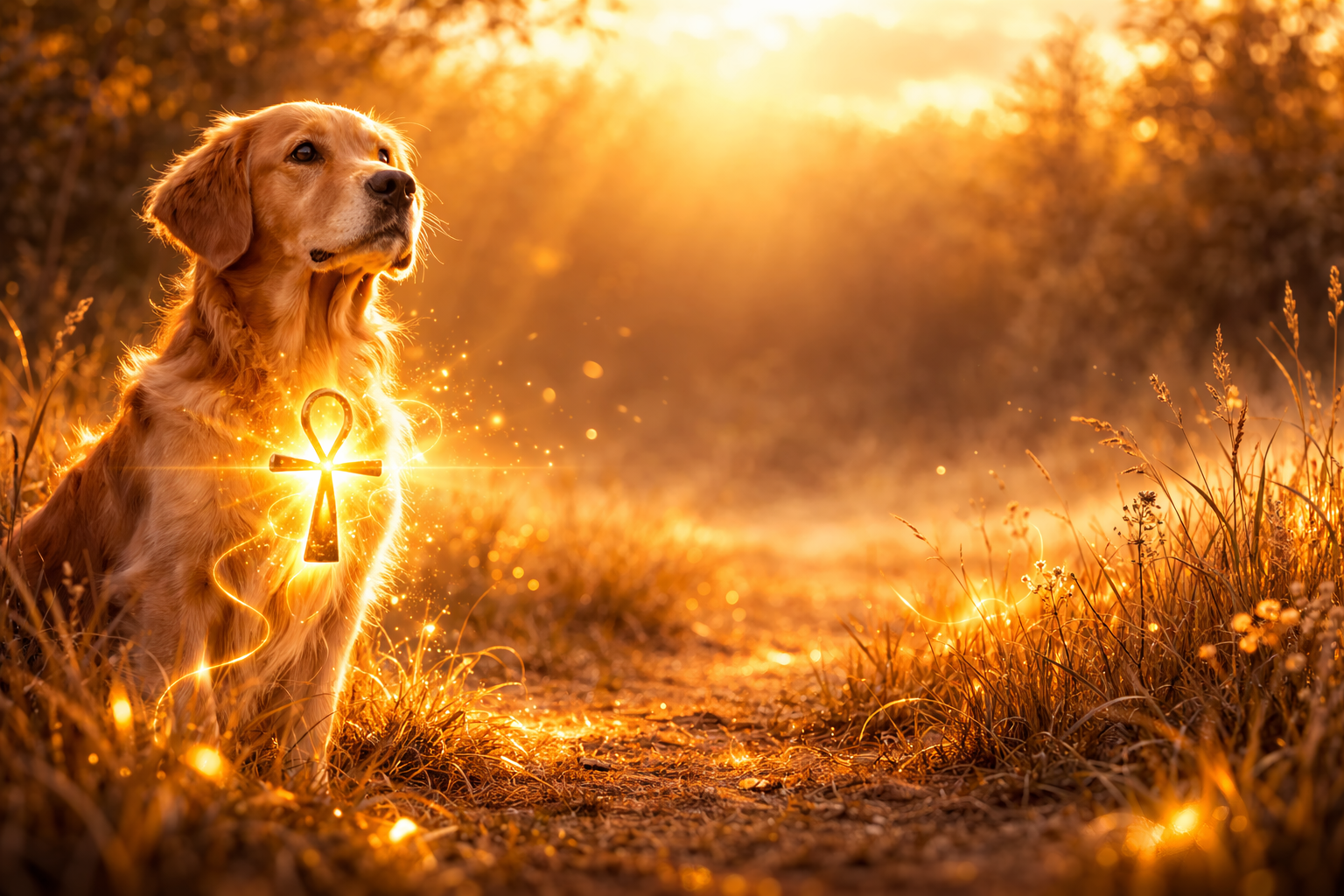 Energetische behandelingen voor honden met Ankh healing